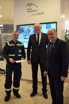 THW-Einsatzkräfte erhalten Bundesflutmedaille - Fluthilfe 2021 © Kreis Paderborn